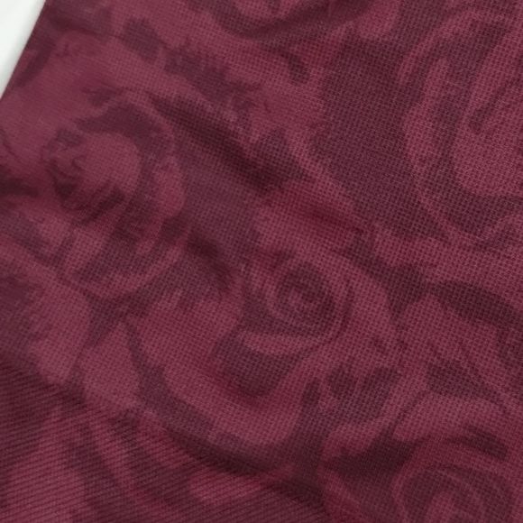 Spanx Look At Me Now Cropped Garnet Rose Seamless Leggings Large Waist 13" - Picture 6 of 8